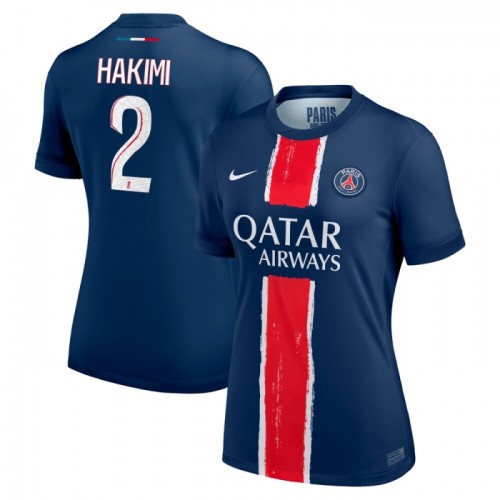 Ženski - Nogometni Dresovi Paris Saint-Germain Achraf Hakimi 2 Domaći 2024-25 Ženski - Nogometni Dresovi Paris Saint-Germain Achraf Hakimi 2 Domaći 2024-25